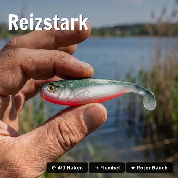 Zite Fishing Inzite Shad Crystal Flame 12 cm Gummifisch 5 Stück – Zander Angeln_auswahl4