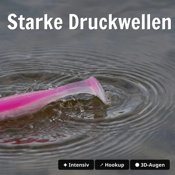 Zite Fishing Inzite Pershad Pink Blush Gummiköder 8 cm – 7 Stück Softbait für Barsch, Zander & Hecht_auswahl3