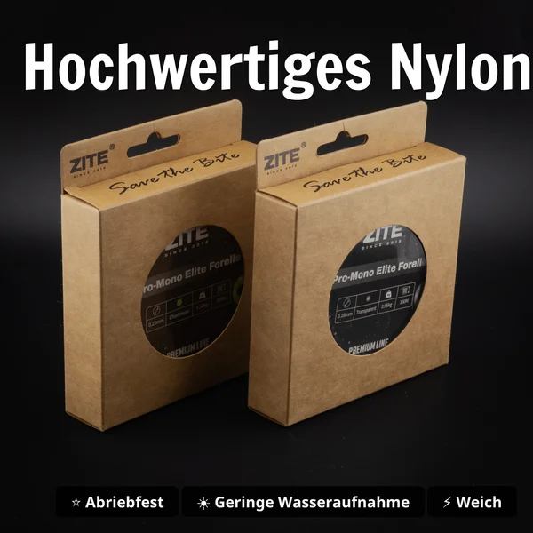 Zite Fishing Pro-Mono Elite Forelle – Monofile Angelschnur chartreuse, 300 m, 0,20 mm, 3,63 kg_auswahl2