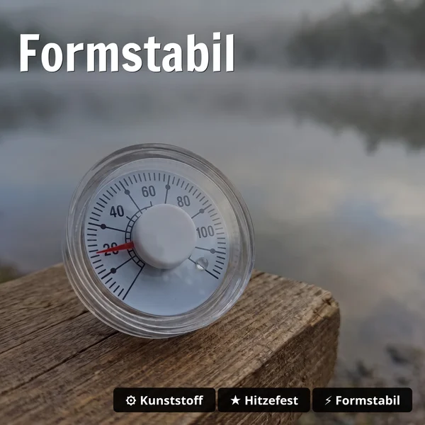 Zite Fishing Ersatzthermometer für Tischräucherofen - Analoge Anzeige von 20-100°C für Temperaturkontrolle beim Räuchern_auswahl3