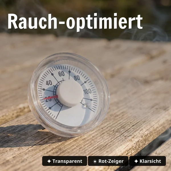 Zite Fishing Ersatzthermometer für Tischräucherofen - Analoge Anzeige von 20-100°C für Temperaturkontrolle beim Räuchern_auswahl4