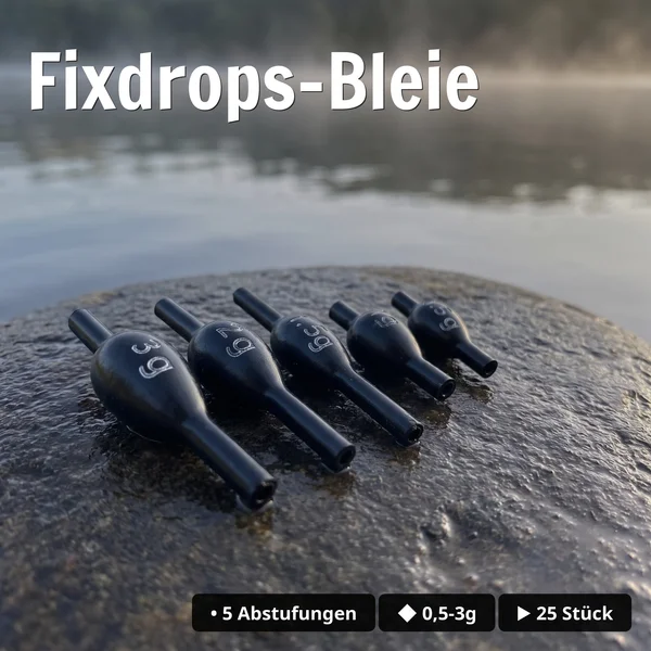 Zite Fishing Fixdrops Starterset - Komplettset für Forellenangeln mit Bleien, Haken, Wirbeln & Ködern_auswahl2