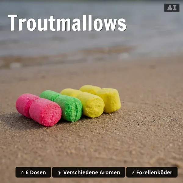 Zite Fishing XXL Troutmallows Forellenset Komplett – 2x Teleskoprute 3,30m, 2x Rolle 3000, Schnüre + Zubehör GRATIS_auswahl3
