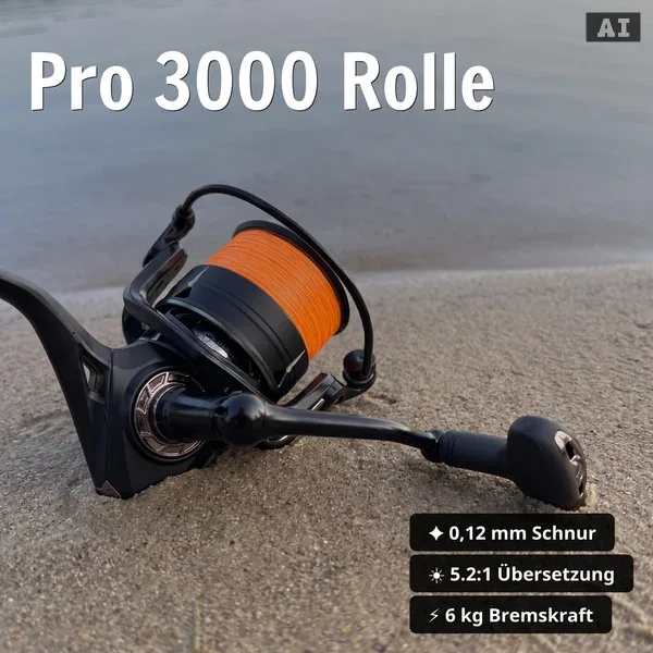 Zite Fishing Zander Angelset Komplett XXL – Rute, Rolle & Starterbox + Kescher GRATIS für Hecht, Zander & Forelle_auswahl4