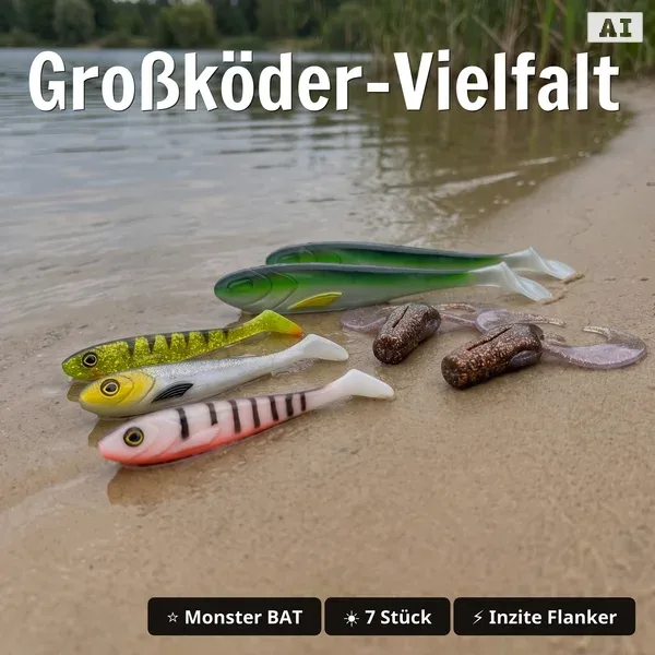 Zite Fishing Big Bait Starter-Set – Hechtköder, Hechtsysteme, Offset-Haken & 2x Window Bag GRATIS für Großhecht_auswahl3