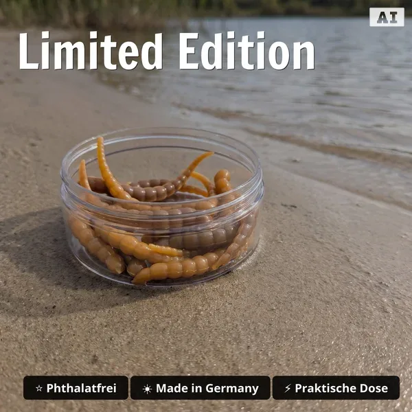 Curly Viper Caramel Pumpkin 6,5 cm – Forellenköder Limited Edition, Dose mit 8+4 Stück GRATIS_auswahl3