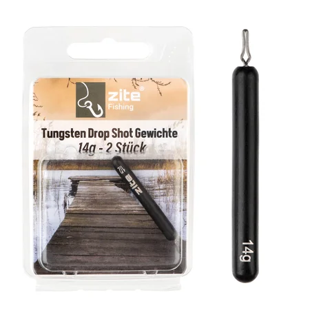Zite Fishing Tungsten Drop Shot Gewichte 2 x 14g