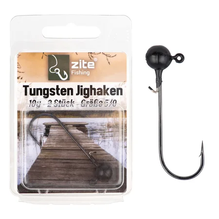 5/0 Tungsten Jighaken 10,6g 2tlg. Zite Fishing 