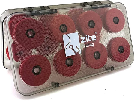 Zite Fishing Vorfachaufwickler-Box mit 16 Schnuraufwicklern