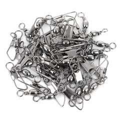 Karabiner Wirbel Angeln im Set Größe 8 30 Stück Tütchen Zite Fishing - 30 Stück in einer Packung