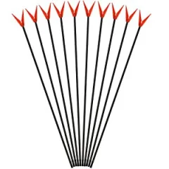 Zite Fishing V-Rutenhalter inkl. Schnurlaufkerbe aus Glasfaser 75 cm 10 Stück - Als Set oder einzeln