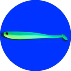 Zite Fishing Inzite Shad Gummifisch Green Pumpkin 12 cm - UV-Aktiv