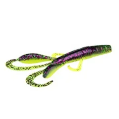 Creature Bait Set Inzite Craw Gummiköder 72 Stück Zite Fishing - Purple Hectic