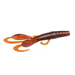 Creature Bait Set Inzite Craw Gummiköder 72 Stück Zite Fishing - Dark Mud