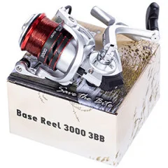 2x Karpfenrolle mit Schnur bespult Base Reel 3000 Zite Fishing - Sichere Aufbewahrung