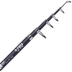 Zite Fishing 1x Teleskoprute 270cm + 1x Rolle bespult + 1x Unterfangkescher 160cm - Teleskop-Angelrute 2,70 m