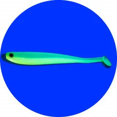 Zite Fishing Gummifisch lime bomb 15 Stück - UV-aktiv