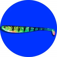 Zite Fishing Gummifisch lightning perch 15 Stück - UV-aktiv