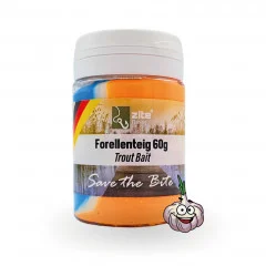 Zite Fishing Forellenpaste Set Knoblauch Regenbogen Orange 60 g 3 Stück Trout Bait Teigköder schwimmend - Starkes Knoblaucharoma