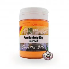 Zite Fishing Forellenpaste Set Knoblauch Orange 60 g 3 Stück Trout Bait Teigköder schwimmend - Starkes Knoblaucharoma