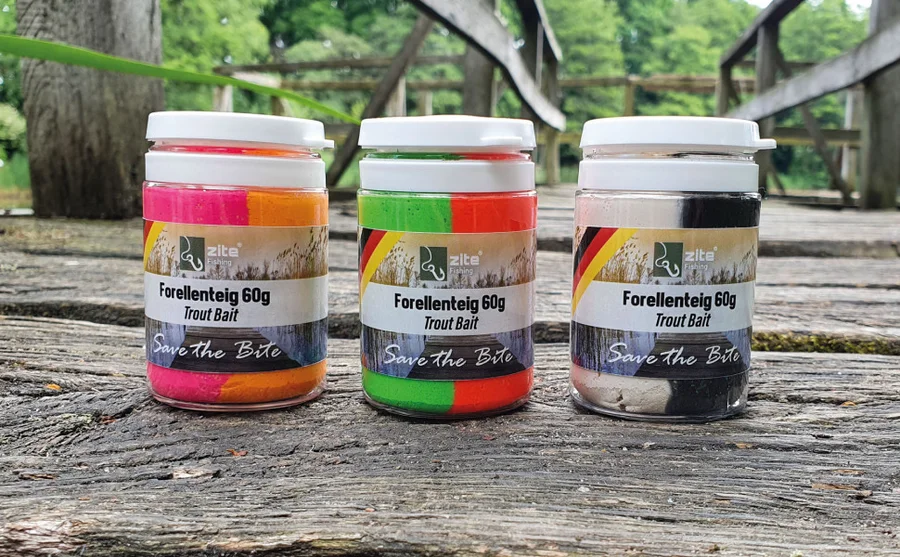 Zite Fishing Special Edition Krabben Trout-Bait Pink/Orange 3x60g - Unsere Special Edition Aromen am Angelspot