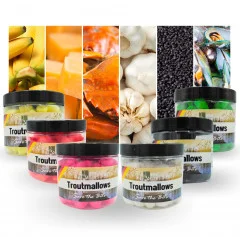 Troutmallows Starterset mit Bodentastern, Gummiperlen, Wirbeln & mehr - Unwiderstehliche Aromen