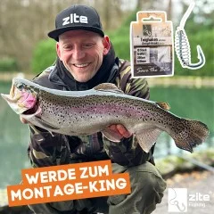 10 Stück Teighaken Größe 6 Forellenangeln für Trout Bait mit Schnur - Bereit für jede Angelsituation