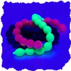 Bubbly Beads Allround Mix Käse Flavour 8 mm Gummiperlen Forellenköder 60 Stück - Teils UV-Aktiv
