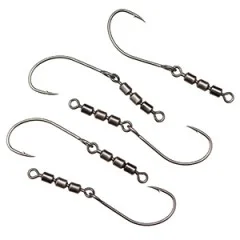 Rotorhaken RotateRig Hooks 5 Stück Gr. 6 Forellenangeln Haken - Schnurdrall verhindern!