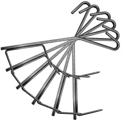 Räucherhaken Set 6 Stück | Für Fisch, Fleisch & Mehr Räuchern | Stainless Steel - 6, 12 & 18 Stück erhältlich