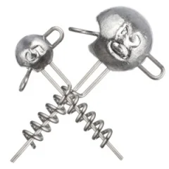 Screw-In-Jigs 15g Jigköpfe Blei Gummiköder Angeln Raubfisch 5STK   - Fünf Gewichtsklassen
