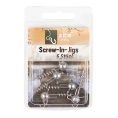 Screw-In-Jigs 15g Jigköpfe Blei Gummiköder Angeln Raubfisch 5STK   - Ideales 5er-Pack