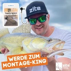 5/0 Tungsten Jighaken 2 St. 7,2g Zite Fishing - Scharfe Haken für zuverlässige Fänge