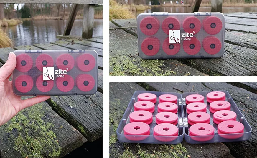 Zite Fishing Vorfachaufwickler-Box mit 16 Schnuraufwicklern - Unsere Vorfach-Aufwickler im Outdoor Einsatz