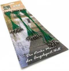 Zite Fishing Stahlvorfächer Set Raubfisch Angeln - 75 Stück 15-25cm - Drei unterschiedliche Längen