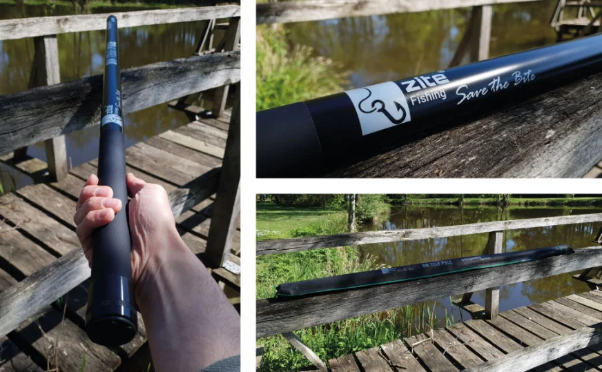 Stipprute 8m Carbon Composite Stippe Zite Fishing - Unsere Stipprute im Outdoor-Einsatz