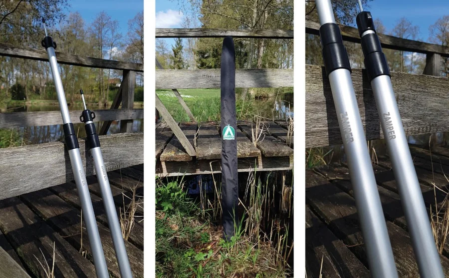 Zamper Aluminium-Teleskopstangen mit Tasche 90-230cm - Unsere Zeltstangen im Outdoor-Einsatz