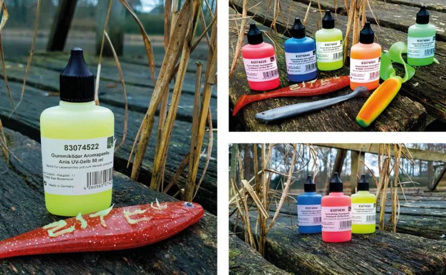 Zite Fishing Gummiköder Aromapaste Sardine UV-Blau 50 ml - Unsere Aromapasten im Outdoor-Einsatz