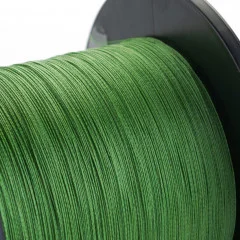 Angelschnur Geflochten PE 4x Grün 550m Spule 0,24mm Zite Fishing - Robuste 4fach PE-Faser