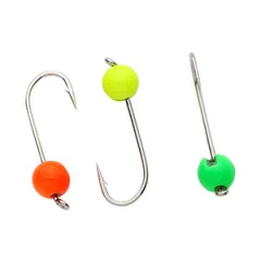 Tungsten Jighaken Neon 0,3-1,2 g 9 Stück Forellenhaken Zite Fishing - In 3 fängigen Farben