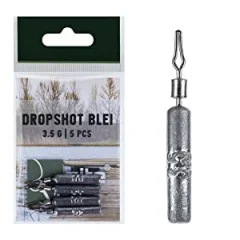 Drop Shot Gewichte Blei zum Angeln 10 g 5 Stück Set Zite Fishing - Praktisches 5er-Set