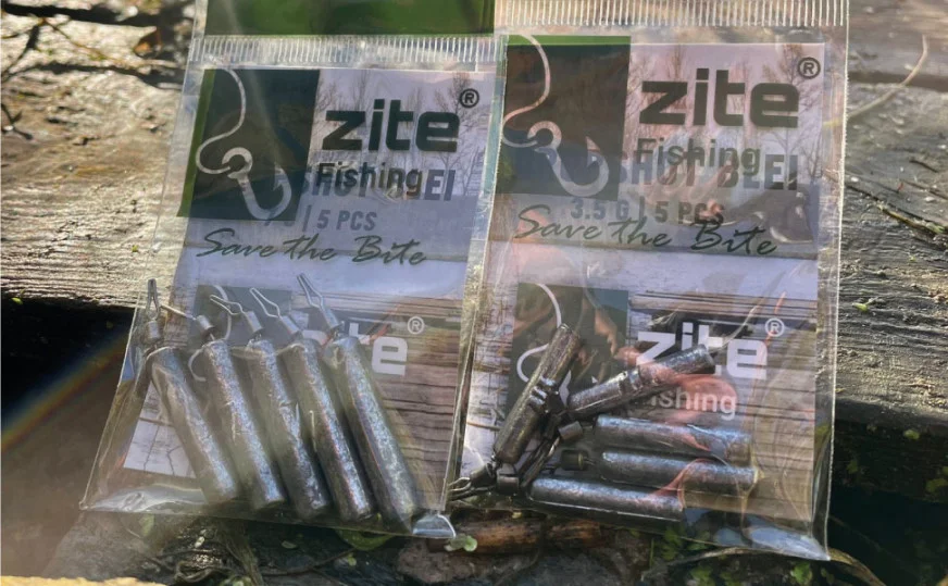 Dropshot Finesse Angelblei 14 g 5 Stück Set Zite Fishing - Unsere Dropshop-Bleie im Outdoor-Einsatz
