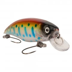 Forellenwobbler Set 5,2cm 4,5g Langsam Sinkend 5 STK in Köderbox Zite Fishing - Scharfe Einzelhaken