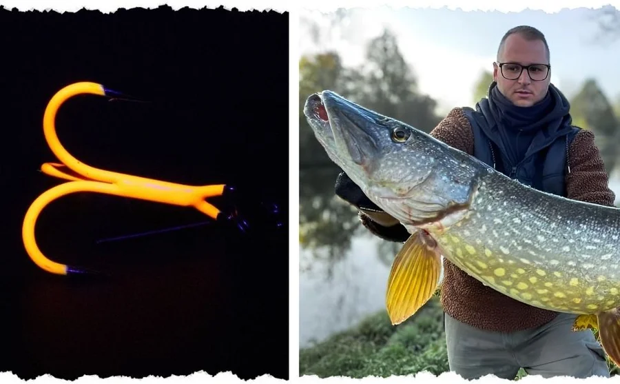 Zite Fishing UV Angsthaken System 7,5cm Drillings-System M Raubfischangeln Fertigmontage - Unsere Angsthaken-Systeme im Outdoor-Einsatz