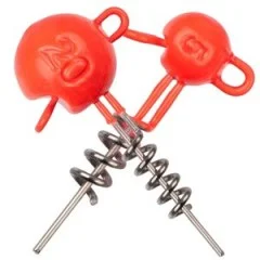 Zite Fishing Screw-In-Jigs Set 5-20g UV Aktiv Blei 25 STK in Box Gummiköder Angeln Raubfisch - Sicherer Halt für Softbaits & Gummifische