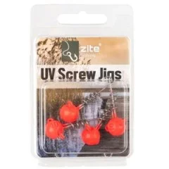 UV Screw Jigs 10g Jigköpfe Blei Gummiköder Angeln Raubfisch 5STK - 5-teiliges Set für abwechslungsreiche Köderführung