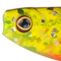 Inzite Pershad Lightning Perch 8 cm 7 STK Gummiköder Barsch - Realistisches 3D-Auge für maximale Bissprovokation