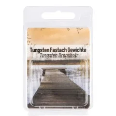 Tungsten Fastach Gewichte 3x 3,5g Einhänger mit Fastach-Clip Shallow & Jika Rig Zite Fishing - Praktisch verpackt und sofort einsatzbereit