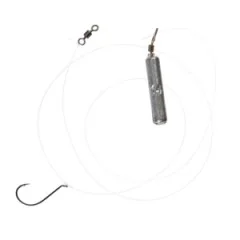 Zite Fishing Drop Shot Ready Rig #S mit 7g Blei, DS Haken & Fluorocarbon-Vorfachmaterial als Fertigmontage - Angelfertig montiert