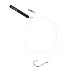 Zite Fishing Tungsten Drop Shot Ready Rig #S mit 7g Gewicht, DS Haken & Fluorocarbon-Coated Vorfach als Fertigmontage - Einsatzbereit in Sekunden